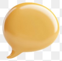 PNG Mustard-yellow speech bubble speech bubble.