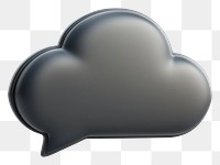 PNG Slate-gray Cloud shape illustration graphic symbol.