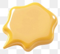 PNG Sunflower-yellow thought bubble shape illustration speech confectionery.