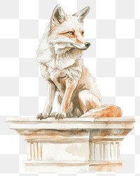 PNG An ancient greek Fox fox art wildlife.