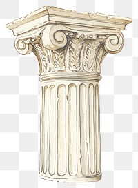 PNG An ancient greek column architecture letterbox mailbox pillar.