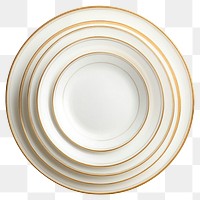 PNG Wedding plate set plates white dinnerware.