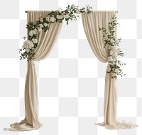 PNG Wedding arches flowers white architecture.