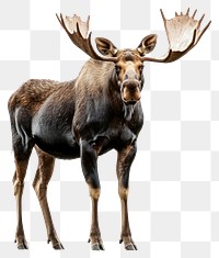 PNG A moose animal photography background.