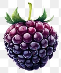 PNG A wild berry blackberry background isolated.