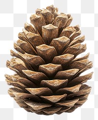 PNG A pinecone background isolated element.