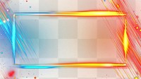 PNG Background with new year night and wide rectangular frame light abstract glowing.