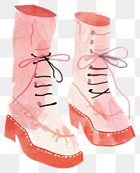 PNG Boots illustration footwear shoes.