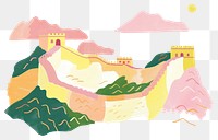 PNG Great Wall of China - China illustration china great.