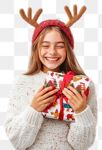 PNG Lain girl sweater happy christmas.