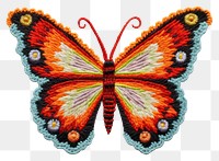 PNG Punch needle Embroider butterfly pattern art accessories.