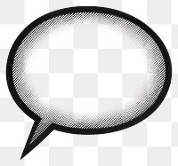 PNG Blank speech bubble style art communication.