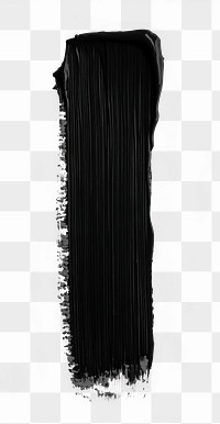 PNG Black flat paint brush background stroke white.