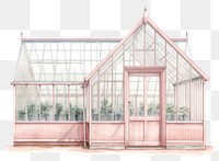 PNG Greenhouse outdoors drawing plant. 