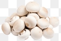 PNG Pile white mushrooms food pill egg.