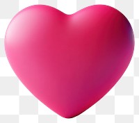 PNG Red pink heart icon illustration symbol valentine's.