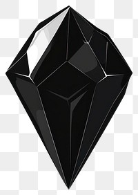 PNG Diamond crystal diamond black illustration.