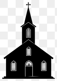 PNG Church architecture silhouette building.