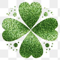 PNG Green clover icon shape plant herbs.