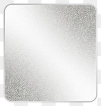 PNG Silver square icon glitter shape white background.