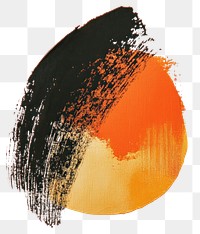 PNG Orange and gold inclusivity art painting abstract.