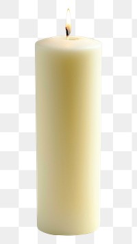 PNG Wedding white candle candlelight relaxation decoration.