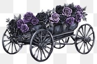 PNG Gothic Carriage illustration watercolor carriage.