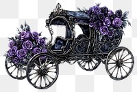 PNG Gothic Carriage carriage illustration vehicle.