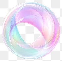 PNG Soap bubble abstract shape illustration pastel colors.