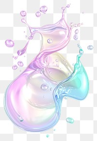 PNG Soap bubble splash shape illustration purple art.