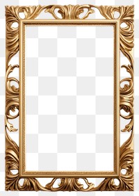 PNG Simple gold frame vintage photo art.