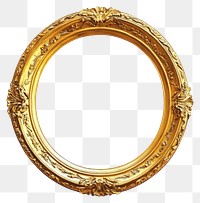 PNG Gold Renaissanceframe vintage photo round.