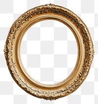 PNG Gold Renaissanceframe photo vintage round.