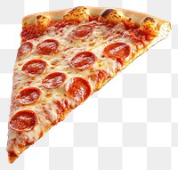 PNG Pepperoni pizza flying in the air slice food photography.