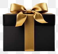 PNG Gift box minimalist ribbon black.