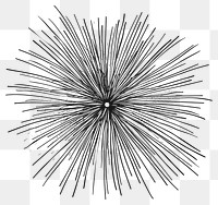 PNG Hand drawn of Firework fireworks drawing lines.