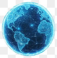 PNG Light blue globe connections technology digital.