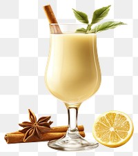 PNG Eggnog drink beverage cocktail.