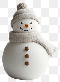 PNG Snowman music box winter accessories decoration.