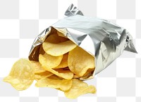 PNG Potato chips aluminium snack food.