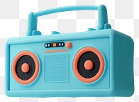 PNG Chubby boombox illustration background floating.