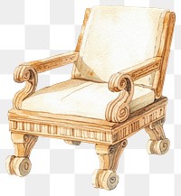 PNG An ancient greek chair furniture armchair.