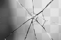 PNG Cracked glass cracked cracked glass shattered.