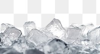 PNG Ice cubes background white white background.