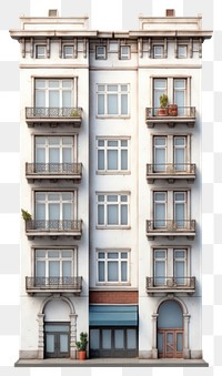 PNG City block apartment architecture building window. AI generated Image by rawpixel.