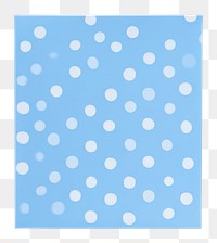 PNG Polkadot blue post it mockup background pattern paper.