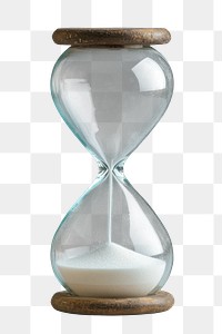 PNG Hourglass measurement decorative timepiece.