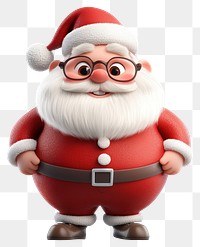 PNG A Santa Claus illustration christmas character.