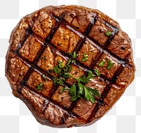 PNG An isolated one grilled beef food photography steak.