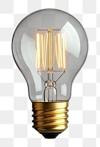 PNG A warm light light bulb incandescent chandelier lightbulb.